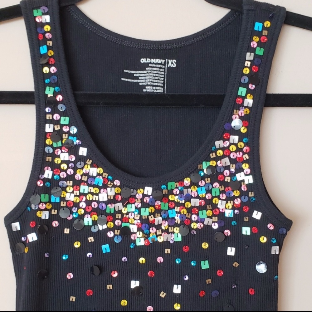 ❗️Deleting❗️Old Navy sequin tank top